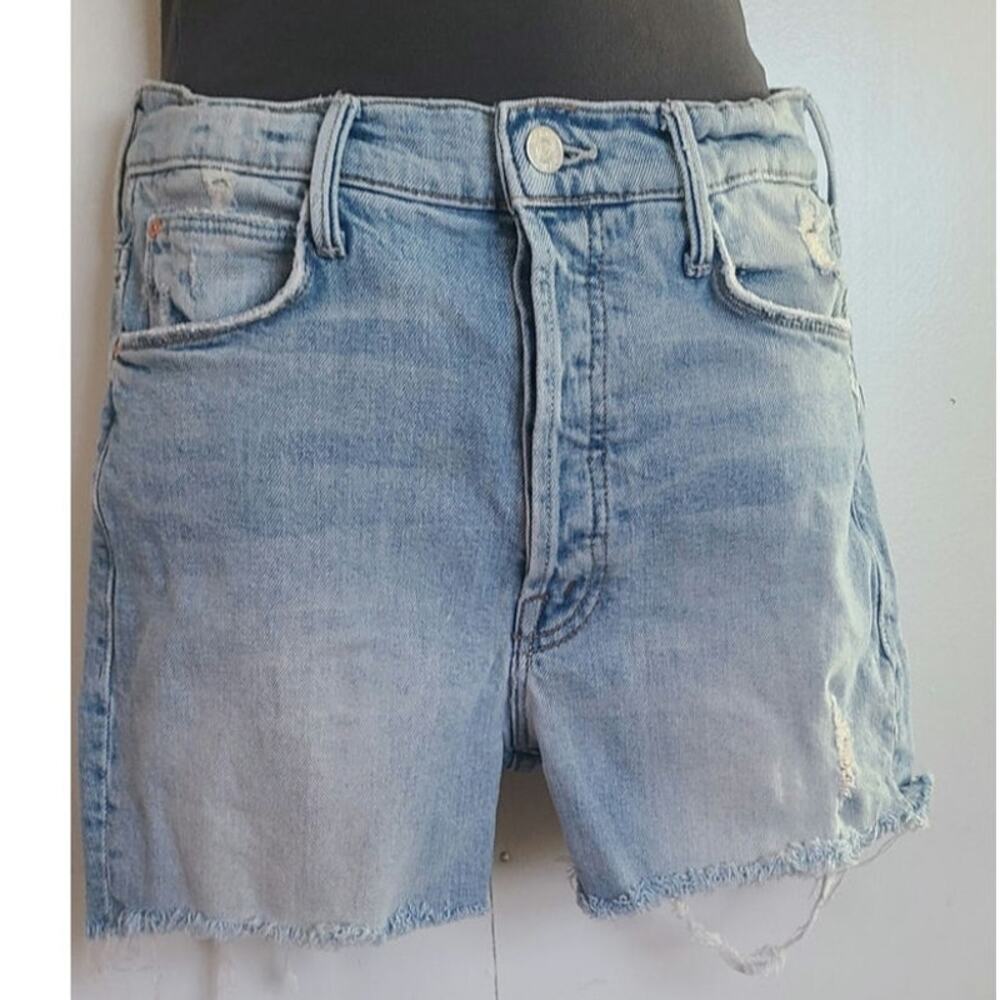 MOTHER High Rise Cut Off Shorts Size 27